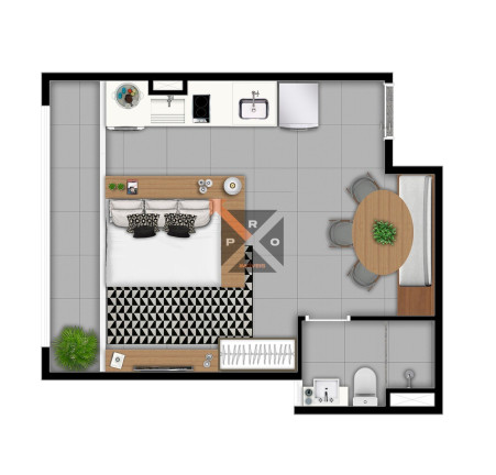 Imagem Imóvel com 1 Quarto para Alugar, 32 m² em Vila Mariana - São Paulo