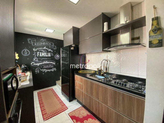 Imagem Cobertura com 2 Quartos à Venda, 100 m² em Vila Scarpelli - Santo André