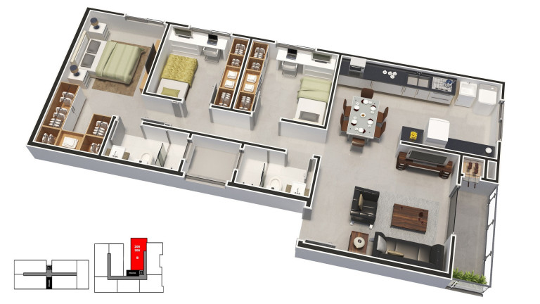 Imagem Apartamento com 2 Quartos à Venda, 57 m² em Americano - Lajeado