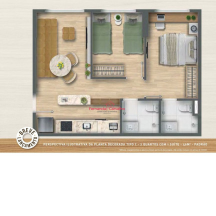 Imagem Apartamento com 2 Quartos à Venda, 46 m² em Pituba - Salvador Imagem Apartamento com 2 Quartos à Venda, 46 m² em Pituba - Salvador
