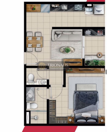 Imagem Apartamento com 1 Quarto à Venda, 44 m² em Atibaia Jardim - Atibaia Imagem Apartamento com 1 Quarto à Venda, 44 m² em Atibaia Jardim - Atibaia