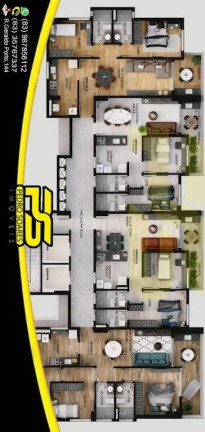 Imagem Apartamento com 3 Quartos à Venda, 90 m² em Aeroclube - João Pessoa Imagem Apartamento com 3 Quartos à Venda, 90 m² em Aeroclube - João Pessoa