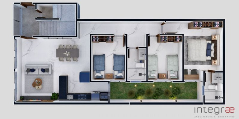 Imagem Apartamento com 3 Quartos à Venda, 100 m² em Parque Caravelas - Santana Do Paraíso