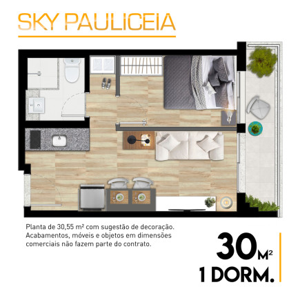 Imagem Apartamento à Venda, 45 m² em Centro - São Paulo Imagem Apartamento à Venda, 45 m² em Centro - São Paulo