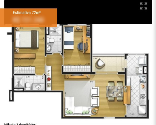Imagem Imóvel com 2 Quartos à Venda, 72 m² em Jardim Ampliação - São Paulo Imagem Imóvel com 2 Quartos à Venda, 72 m² em Jardim Ampliação - São Paulo