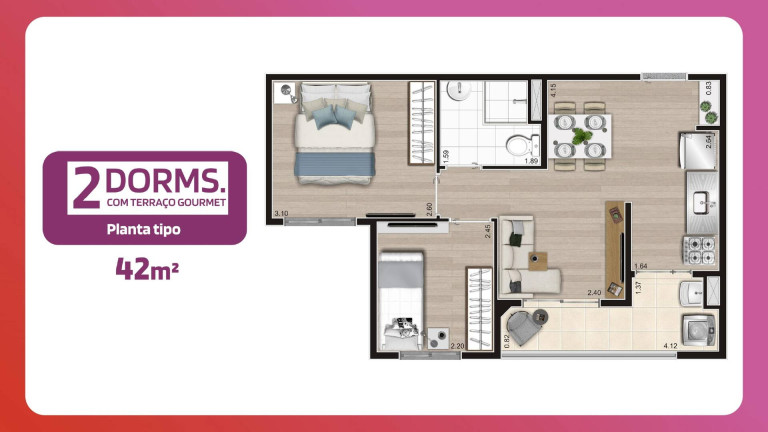 Imagem Apartamento com 2 Quartos à Venda, 41 m² em Vila Nova Mazzei - São Paulo