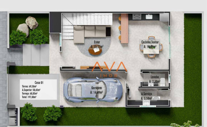 Imagem Casa com 3 Quartos à Venda, 197 m² em Ingleses - Florianópolis