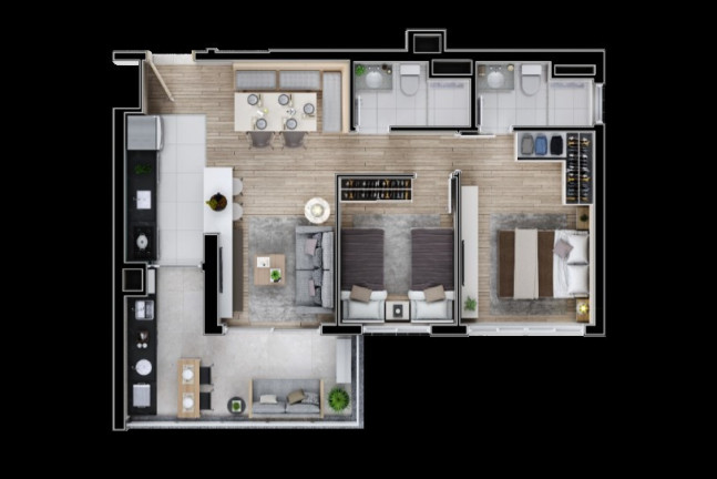 Imagem Apartamento com 2 Quartos à Venda, 64 m² em Paraíso - São Paulo Imagem Apartamento com 2 Quartos à Venda, 64 m² em Paraíso - São Paulo