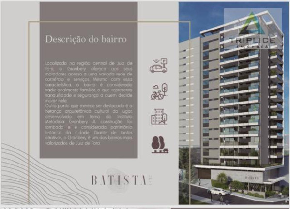 Imagem Apartamento com 3 Quartos à Venda, 97 m² em Granbery - Juiz De Fora