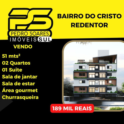 Apartamento com 2 Quartos à Venda, 51 m² em Cristo Redentor - João Pessoa