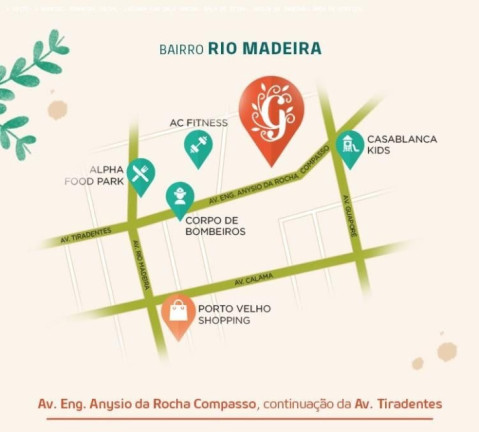 Imagem Apartamento com 2 Quartos à Venda, 58 m² em Rio Madeira - Porto Velho