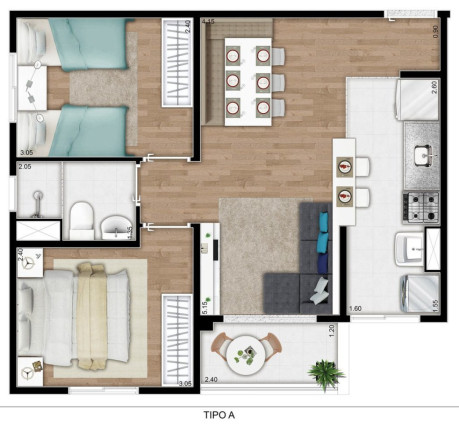 Imagem Imóvel com 2 Quartos à Venda, 49 m² em Penha - São Paulo Imagem Imóvel com 2 Quartos à Venda, 49 m² em Penha - São Paulo