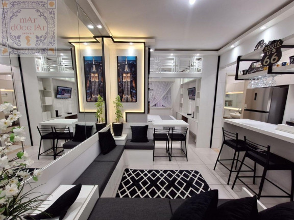 Apartamento com 1 Quarto à Venda, 31 m² em Centro - São Vicente
