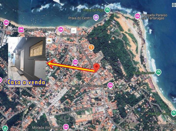 Imagem Casa com 1 Quarto à Venda, 32 m² em Centro - Tibau Do Sul Imagem Casa com 1 Quarto à Venda, 32 m² em Centro - Tibau Do Sul