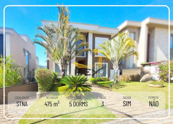 Casa com 5 Quartos para Alugar, 475 m² em Tamboré - Santana De Parnaíba