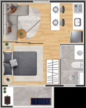 Apartamento com 3 Quartos à Venda, 48 m² em Parque Das Paineiras - São Paulo