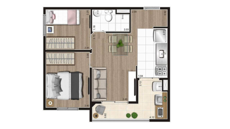 Imagem Apartamento à Venda, 41 m² em Vila Isa - São Paulo