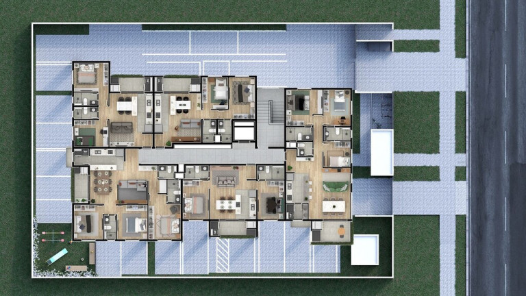 Imagem Apartamento com 3 Quartos à Venda, 85 m² em Boa Vista - Curitiba Imagem Apartamento com 3 Quartos à Venda, 85 m² em Boa Vista - Curitiba