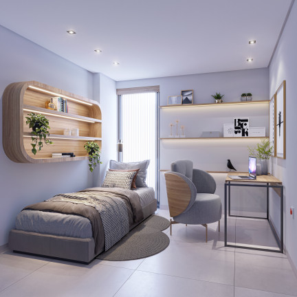 Imagem Apartamento com 1 Quarto à Venda, 31 m² em Cabo Branco - João Pessoa