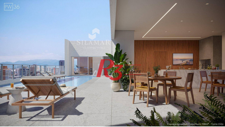 Imagem Apartamento com 4 Quartos à Venda, 315 m² em Gonzaga - Santos