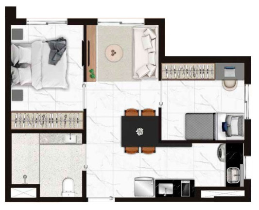Imagem Apartamento com 2 Quartos à Venda, 45 m² em Vila Pompéia - São Paulo Imagem Apartamento com 2 Quartos à Venda, 45 m² em Vila Pompéia - São Paulo