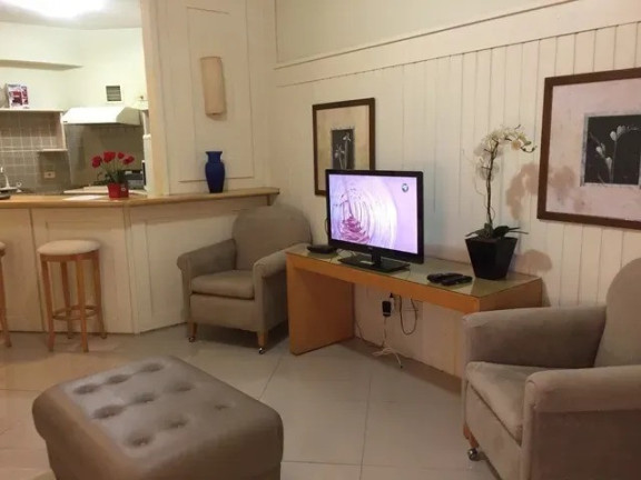 Imagem Flat com 1 Quarto para Alugar, 54 m² em Alphaville Centro Industrial E Empresarial/alphaville. - Barueri