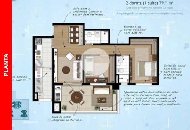 Imagem Apartamento com 2 Quartos para Alugar, 80 m² em Granja Julieta - São Paulo Imagem Apartamento com 2 Quartos para Alugar, 80 m² em Granja Julieta - São Paulo