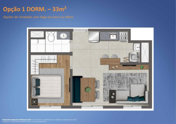 Imagem Apartamento com 2 Quartos à Venda, 44 m² em Butantã - São Paulo