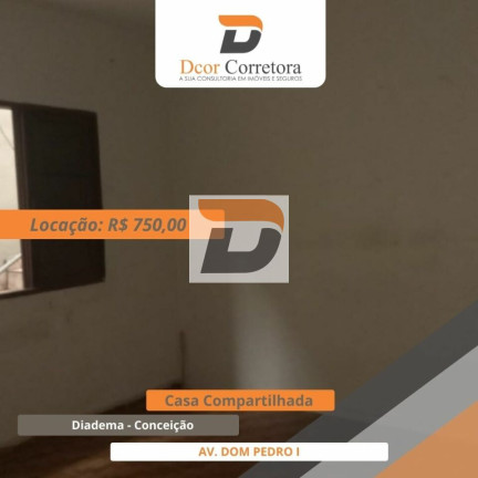 Casa com 1 Quarto para Alugar, 48 m² em Serraria - Diadema