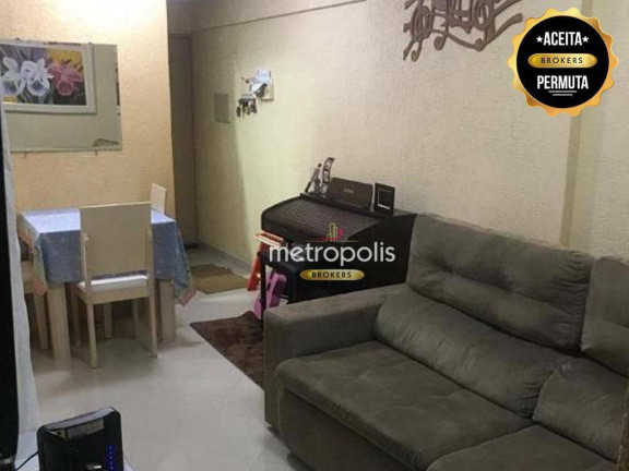 Apartamento com 2 Quartos à Venda, 52 m² em Vila Príncipe De Gales - Santo André