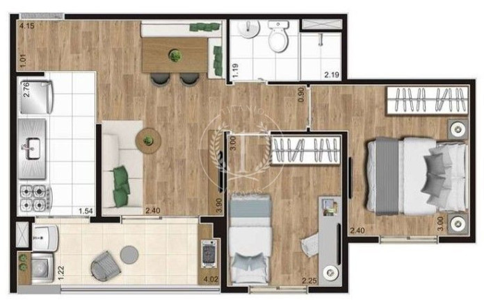 Imagem Apartamento com 2 Quartos à Venda, 45 m² em Vila Moraes - São Paulo