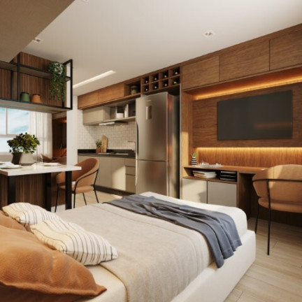 Imagem Apartamento com 1 Quarto à Venda, 20 m² em Centro - Curitiba Imagem Apartamento com 1 Quarto à Venda, 20 m² em Centro - Curitiba