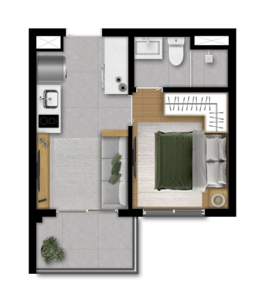 Imagem Apartamento com 2 Quartos à Venda, 41 m² em Perdizes - São Paulo