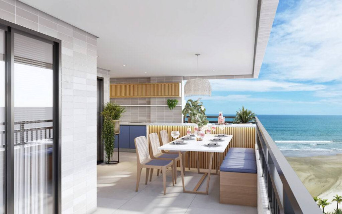 Imagem Apartamento com 3 Quartos à Venda, 137 m² em Flórida - Praia Grande