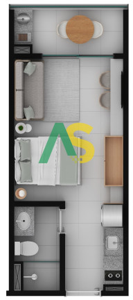 Imagem Flat com 1 Quarto à Venda, 38 m² em Praia Dos Carneiros - Tamandaré Imagem Flat com 1 Quarto à Venda, 38 m² em Praia Dos Carneiros - Tamandaré