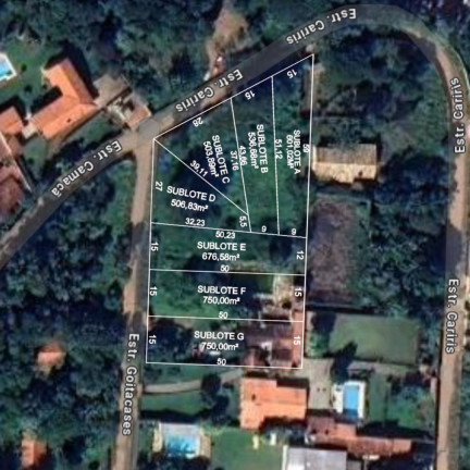 Terreno à Venda, 503 m² em Jardim Estância Brasil - Atibaia