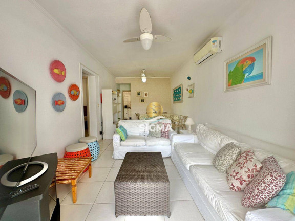 Apartamento com 2 Quartos à Venda, 90 m² em Pitangueiras - Guarujá
