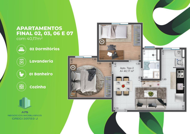 Imagem Apartamento com 2 Quartos à Venda, em Loteamento Dinorá Rosa - Sorocaba Imagem Apartamento com 2 Quartos à Venda, em Loteamento Dinorá Rosa - Sorocaba