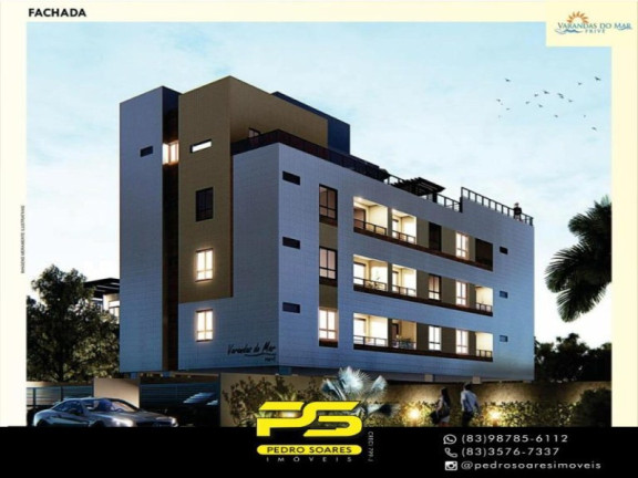 Apartamento com 2 Quartos à Venda, 55 m² em Jardim Oceania - João Pessoa