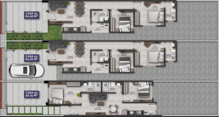 Imagem Casa com 2 Quartos à Venda,  em Tijucas