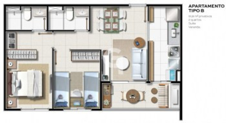 Imagem Apartamento com 2 Quartos à Venda, 51 m² em Cabula - Salvador Imagem Apartamento com 2 Quartos à Venda, 51 m² em Cabula - Salvador