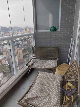 Imagem Apartamento com 1 Quarto para Alugar, 58 m² em Gonzaga - Santos