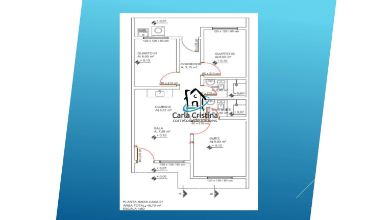 Imagem Sobrado com 3 Quartos à Venda, 58 m² em Balneário Marajó - Matinhos