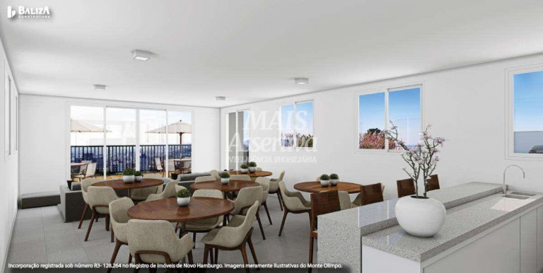 Imagem Apartamento com 2 Quartos à Venda, 51 m² em Rondônia - Novo Hamburgo Imagem Apartamento com 2 Quartos à Venda, 51 m² em Rondônia - Novo Hamburgo