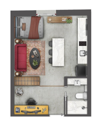 Imagem Apartamento com 1 Quarto à Venda, 33 m² em Floresta - Porto Alegre Imagem Apartamento com 1 Quarto à Venda, 33 m² em Floresta - Porto Alegre