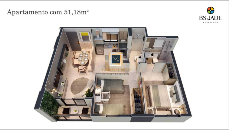 Imagem Apartamento com 2 Quartos à Venda, 51 m² em Joaquim Távora - Fortaleza Imagem Apartamento com 2 Quartos à Venda, 51 m² em Joaquim Távora - Fortaleza