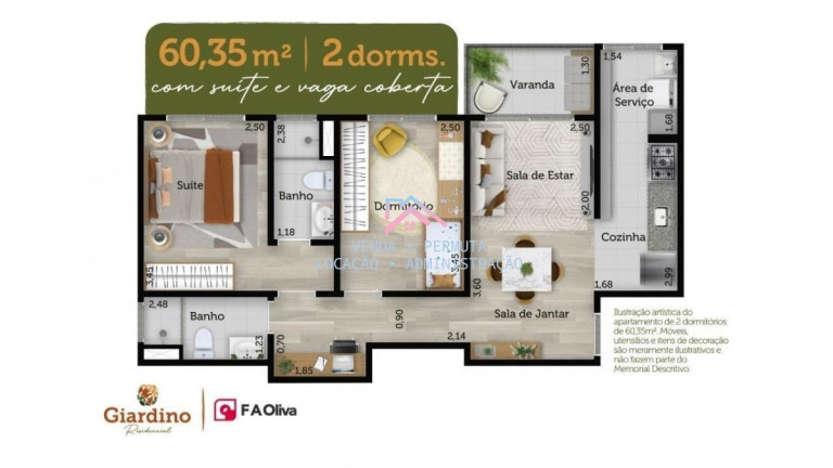 Imagem Apartamento com 2 Quartos à Venda, 60 m² em Jardim Colônia - Jundiaí Imagem Apartamento com 2 Quartos à Venda, 60 m² em Jardim Colônia - Jundiaí