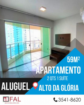 Apartamento com 2 Quartos para Alugar, 59 m² em Alto Da Glória - Goiânia