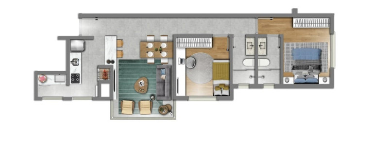 Imagem Apartamento com 2 Quartos à Venda, 62 m² em Petrópolis - Porto Alegre