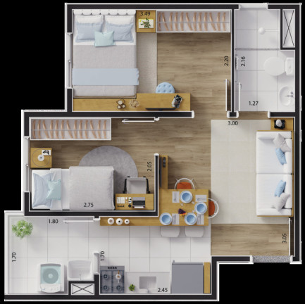 Imagem Apartamento com 1 Quarto à Venda, 34 m² em Guaianases - São Paulo Imagem Apartamento com 1 Quarto à Venda, 34 m² em Guaianases - São Paulo